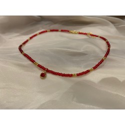 Collier tour de cou or et...